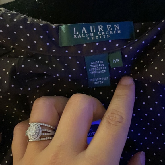 Beautiful Pin-up style ruffle Ralph Lauren blouse top - Picture 6 of 6